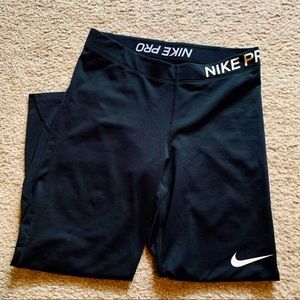 Nike Pro Training Capri Black Medium